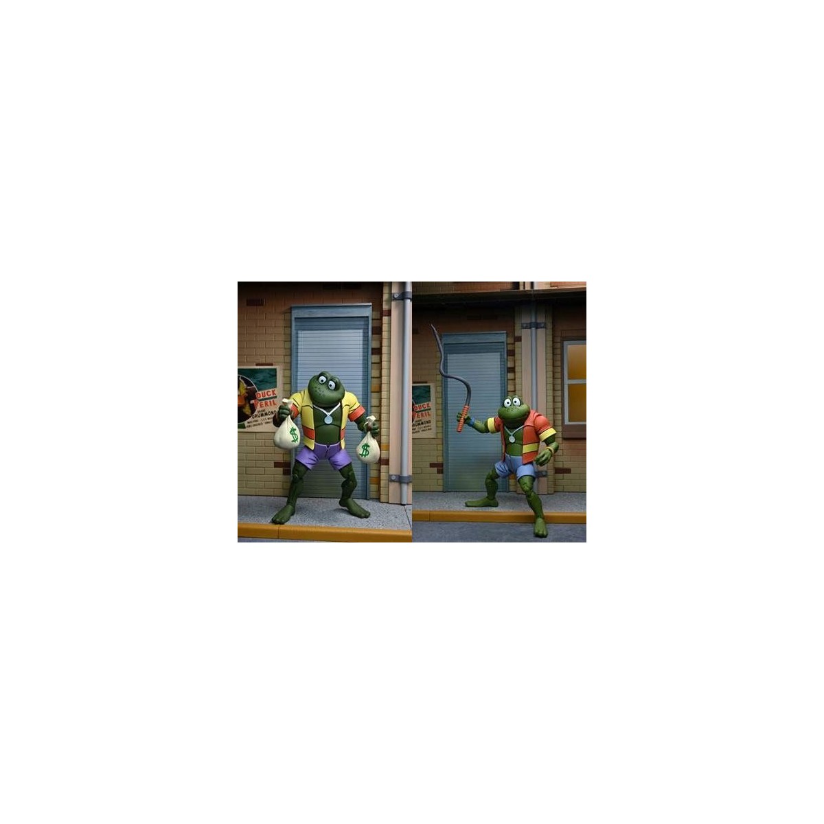 Neca - TMNT - Tortugas Ninja - Paquete de 2 ranas Napoleón y Atilla