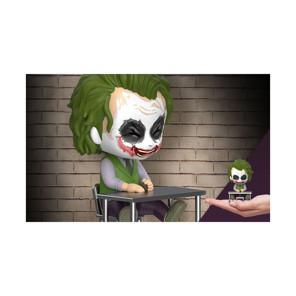 Hot Toys - Joker (versión risueña) - Cosbaby - 9cm