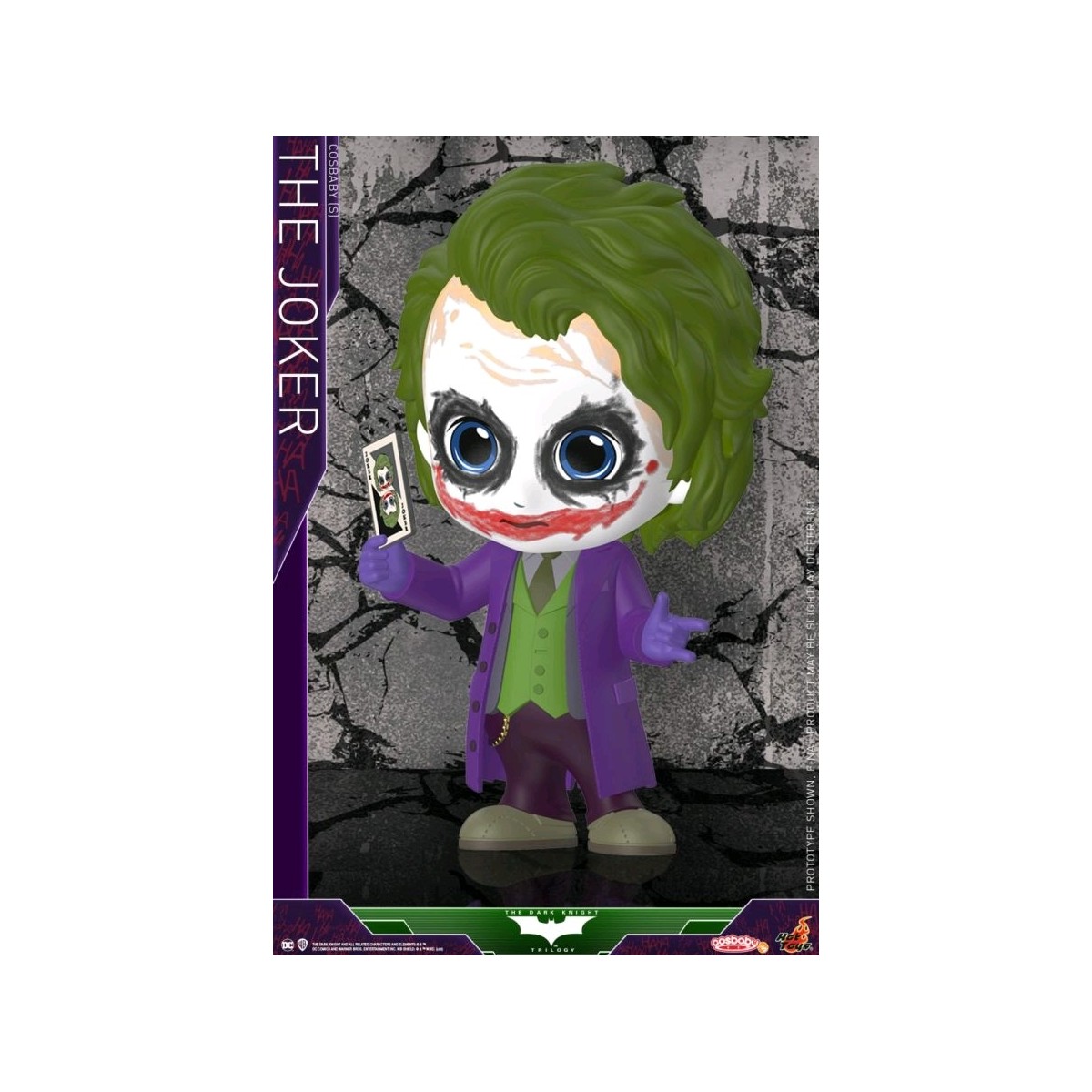 Hot Toys - El Caballero Oscuro El Joker - Cosbaby - 9cm