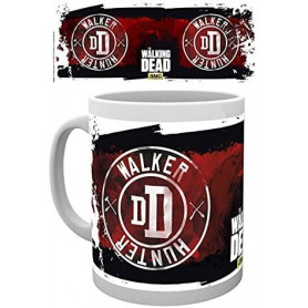 The Walking Dead - Taza con parche de cazador de caminantes
