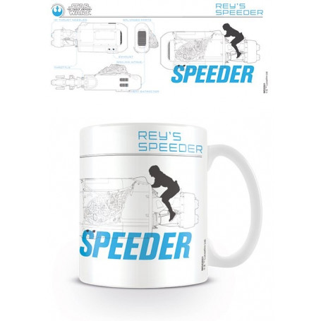 Star Wars - Taza - Boceto del Speeder de Rey