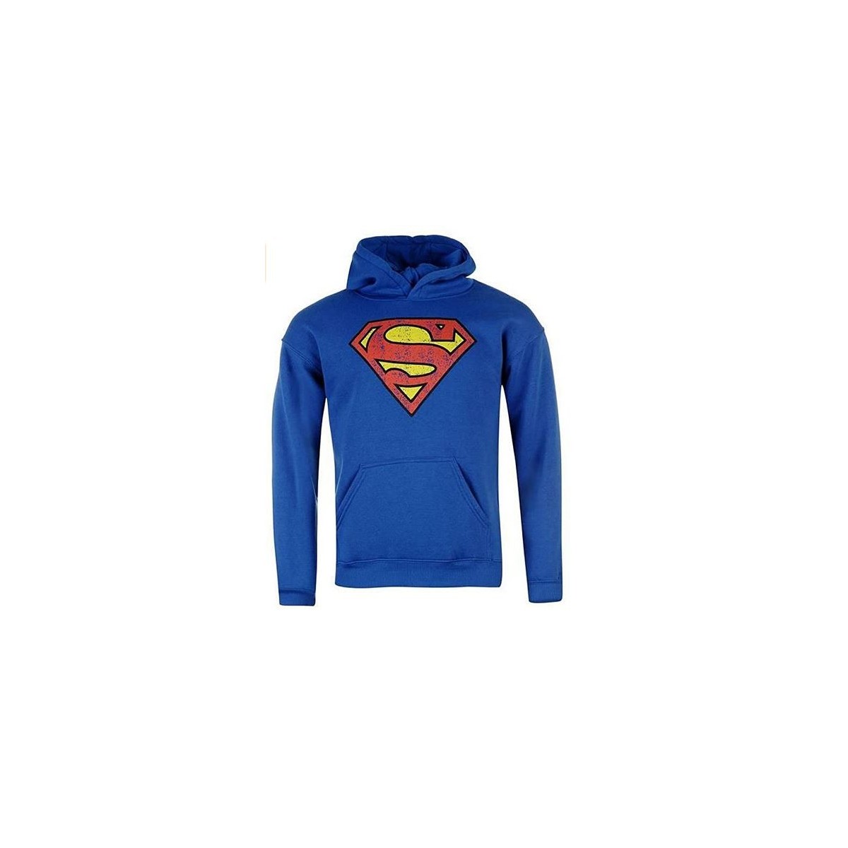 División de Algodón - Sudadera con capucha con el logo de Superman Vintage - DC COMICS