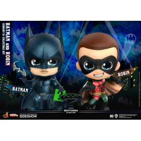 Hot Toys Cosbaby - Batman Forever - Batman y Robin