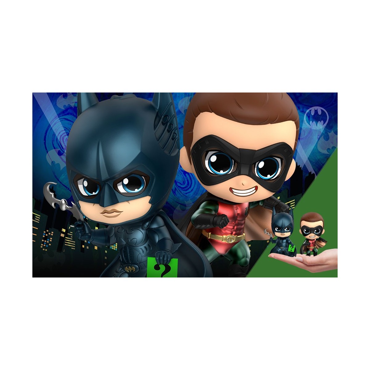 Hot Toys Cosbaby - Batman Forever - Batman y Robin