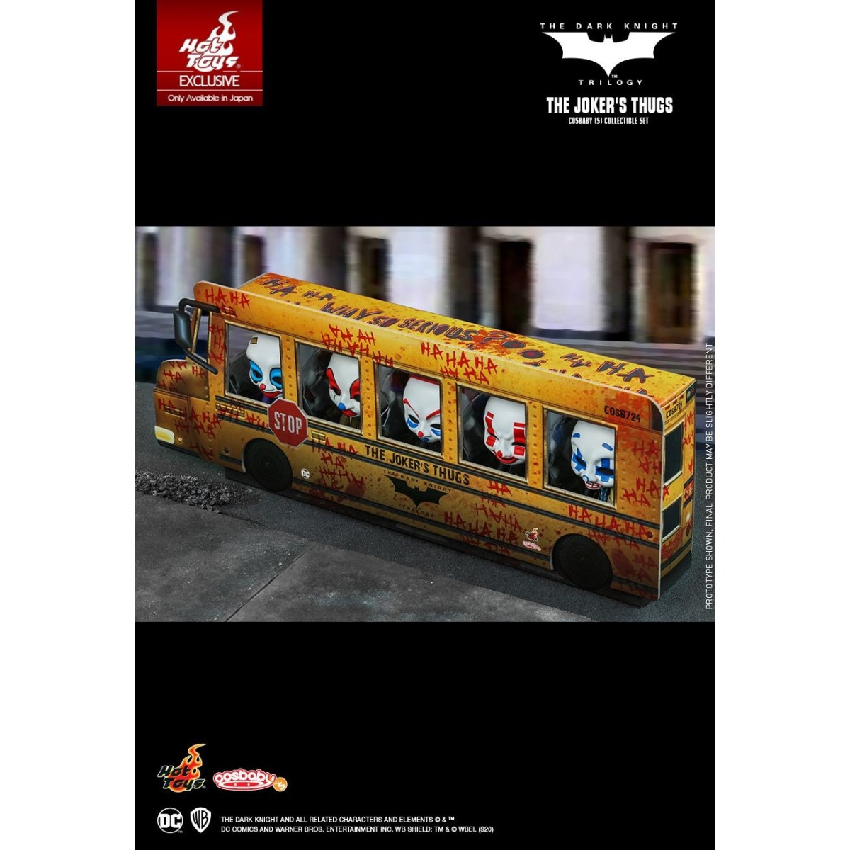 Hot Toys - Batman The Dark Knight Trilogy - The Joker's Thugs set of 5 - Cosbaby - 9cm
