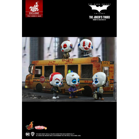 Hot Toys - Batman The Dark Knight Trilogy - The Joker's Thugs set of 5 - Cosbaby - 9cm
