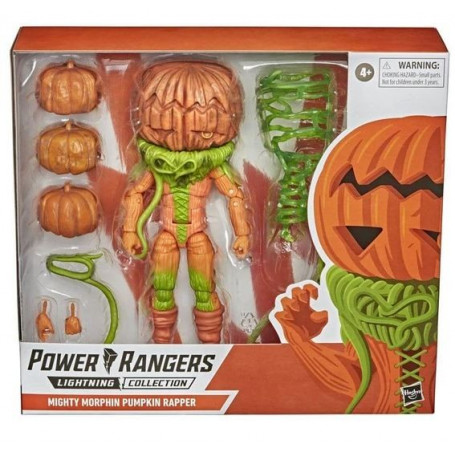 Hasbro - Rey Esfinge y Calabaza Rapera - Colección Relámpago de los Power Rangers