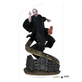 Iron Studios - Réplica de estatua del legado 1/4 Voldemort y Nagini - Harry Potter