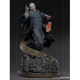 Iron Studios - Réplica de estatua del legado 1/4 Voldemort y Nagini - Harry Potter