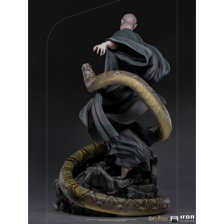 Iron Studios - Réplica de estatua del legado 1/4 Voldemort y Nagini - Harry Potter