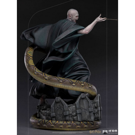 Iron Studios - Réplica de estatua del legado 1/4 Voldemort y Nagini - Harry Potter