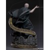Iron Studios - Réplica de estatua del legado 1/4 Voldemort y Nagini - Harry Potter