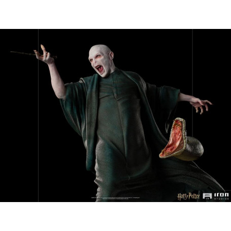 Iron Studios - Réplica de estatua del legado 1/4 Voldemort y Nagini - Harry Potter