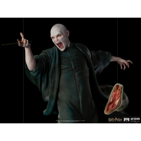 Iron Studios - Réplica de estatua del legado 1/4 Voldemort y Nagini - Harry Potter