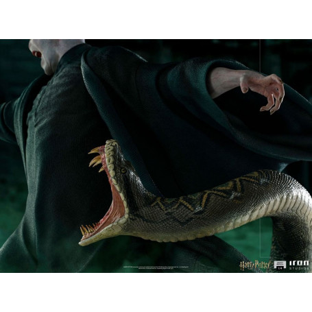Iron Studios - Réplica de estatua del legado 1/4 Voldemort y Nagini - Harry Potter