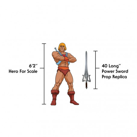 Factory Entertainment - Réplica de la Espada de Poder de He-Man 1/1 - Masters of the Universe