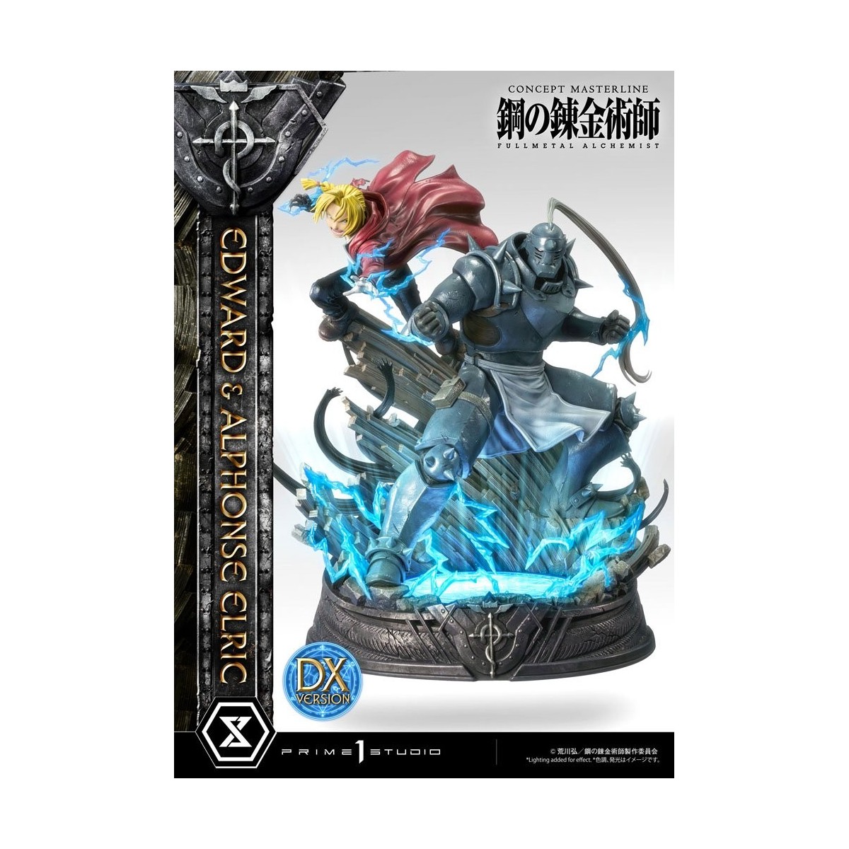 Prime 1 Studio - Estatua de Edward y Alphonse Elric Versión Deluxe Full Metal Alchemist 1/6