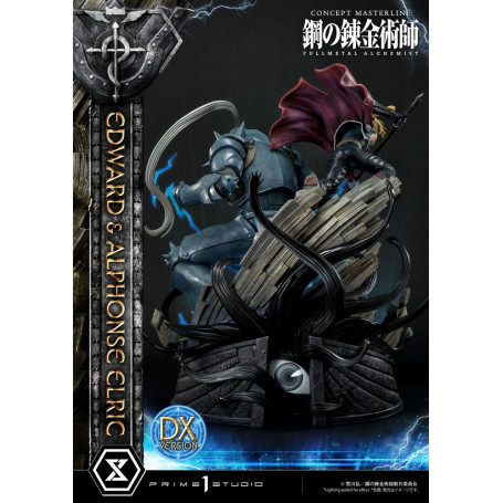 Prime 1 Studio - Estatua de Edward y Alphonse Elric Versión Deluxe Full Metal Alchemist 1/6