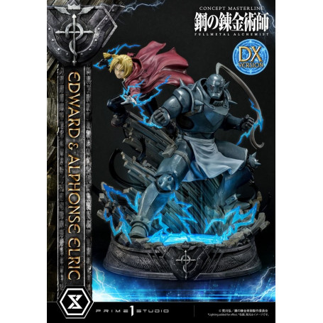 Prime 1 Studio - Estatua de Edward y Alphonse Elric Versión Deluxe Full Metal Alchemist 1/6