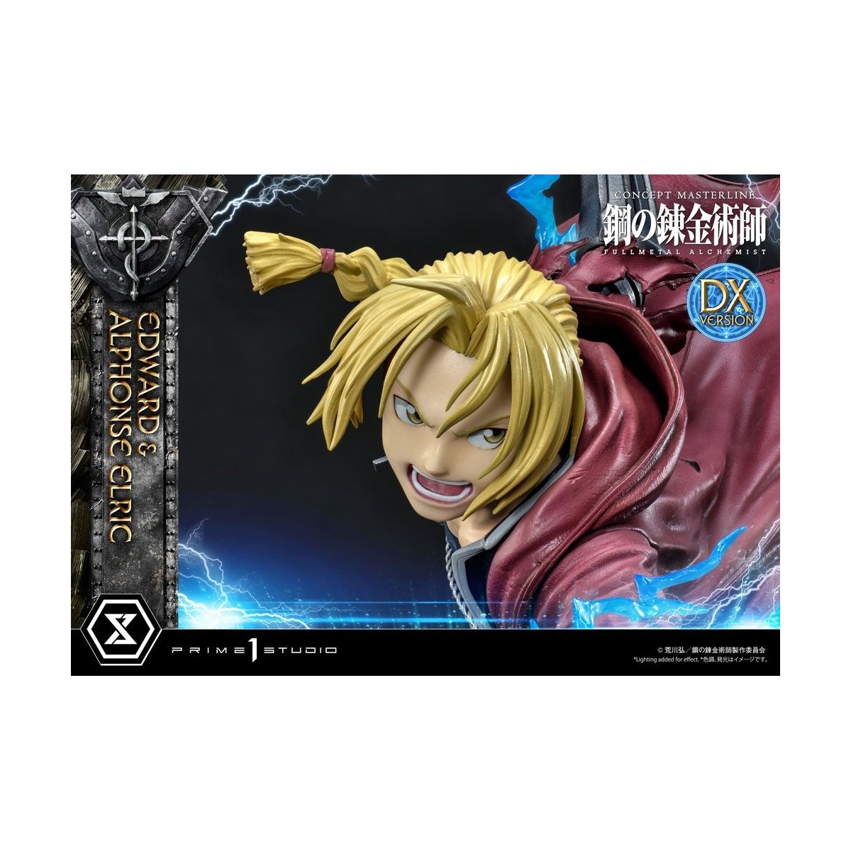Prime 1 Studio - Estatua de Edward y Alphonse Elric Versión Deluxe Full Metal Alchemist 1/6