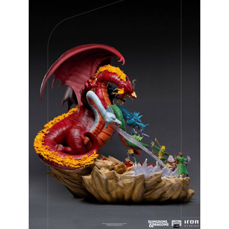 Iron Studios Dungeons & Dragons - Estatuilla de batalla de Tiamat a escala 1/20