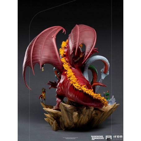 Iron Studios Dungeons & Dragons - Estatuilla de batalla de Tiamat a escala 1/20