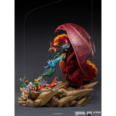 Iron Studios Dungeons & Dragons - Estatuilla de batalla de Tiamat a escala 1/20
