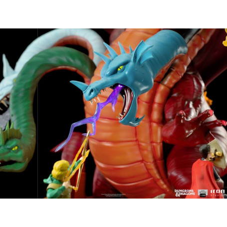 Iron Studios Dungeons & Dragons - Estatuilla de batalla de Tiamat a escala 1/20