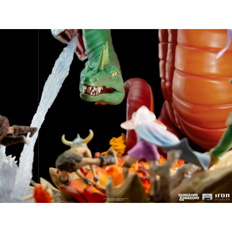 Iron Studios Dungeons & Dragons - Estatuilla de batalla de Tiamat a escala 1/20