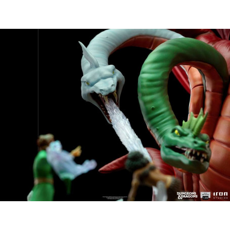 Iron Studios Dungeons & Dragons - Estatuilla de batalla de Tiamat a escala 1/20
