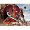 Iron Studios Dungeons & Dragons - Estatuilla de batalla de Tiamat a escala 1/20