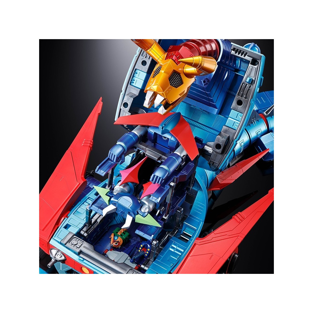 Bandai Soul of Chogokin - GX-100 Divine Demon-Dragon Gaiking - Gaiking & Daiku Maryu