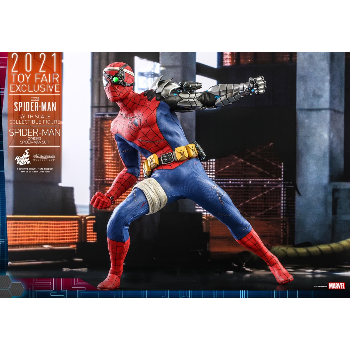 Hot Toys Marvel's Spider-Man: Cyborg Spider-Man Toy Fair 2021 Exclusive - Video Game Masterpiece 1/6