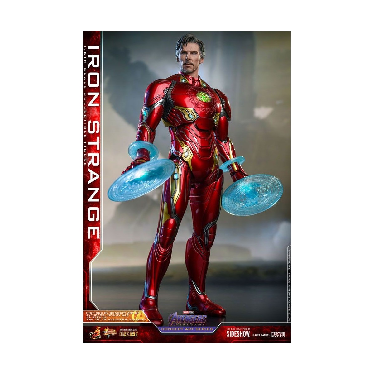Hot toys 1/6 Vengadores: Endgame Iron Strange Concept Art Series PVC 1/6