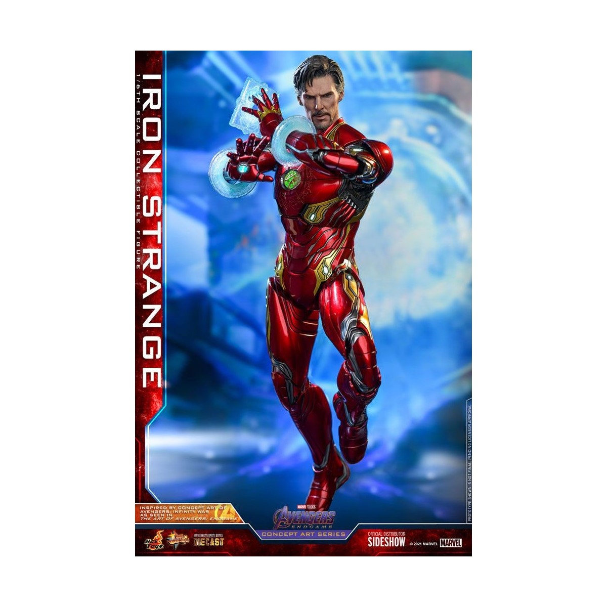 Hot toys 1/6 Vengadores: Endgame Iron Strange Concept Art Series PVC 1/6