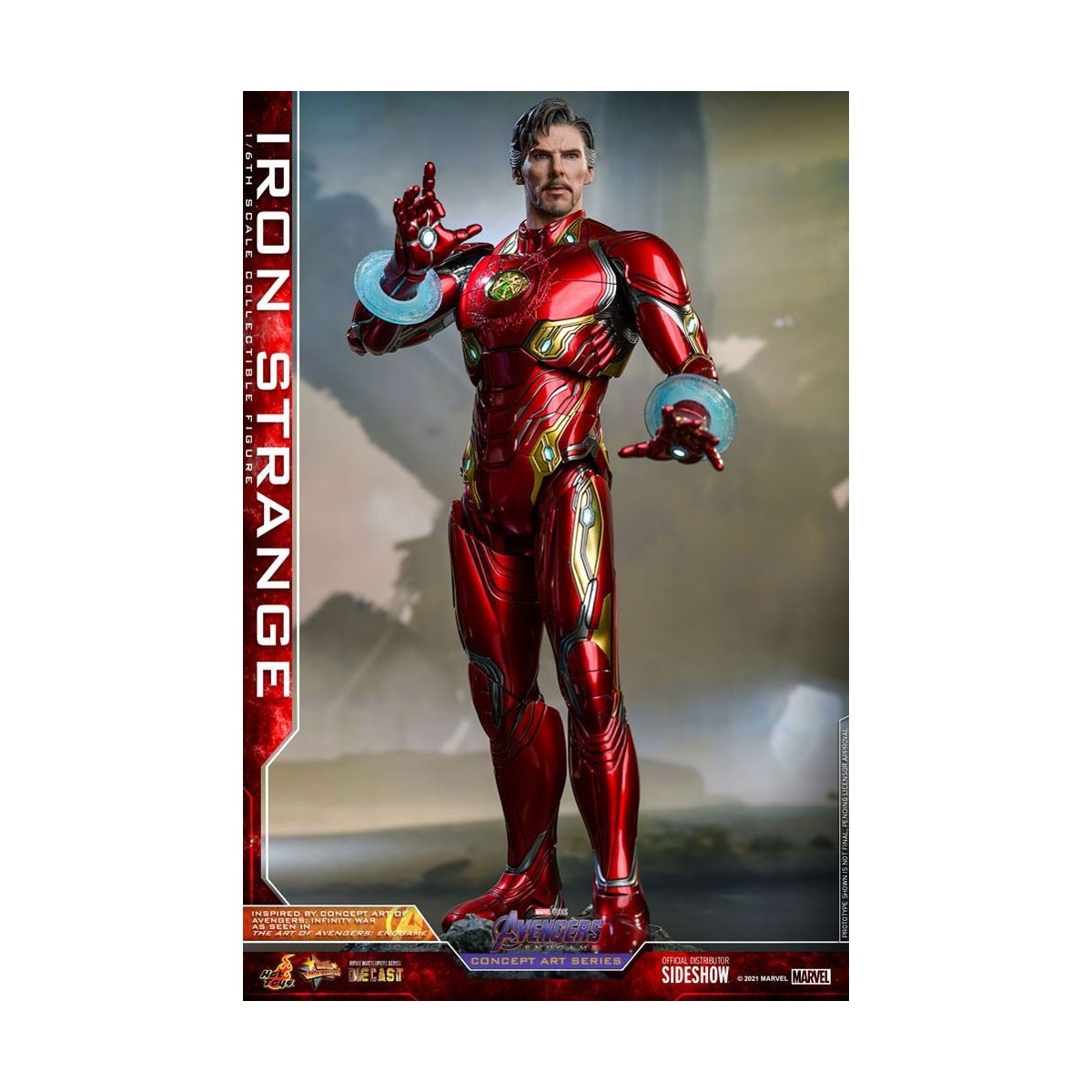Hot toys 1/6 Vengadores: Endgame Iron Strange Concept Art Series PVC 1/6