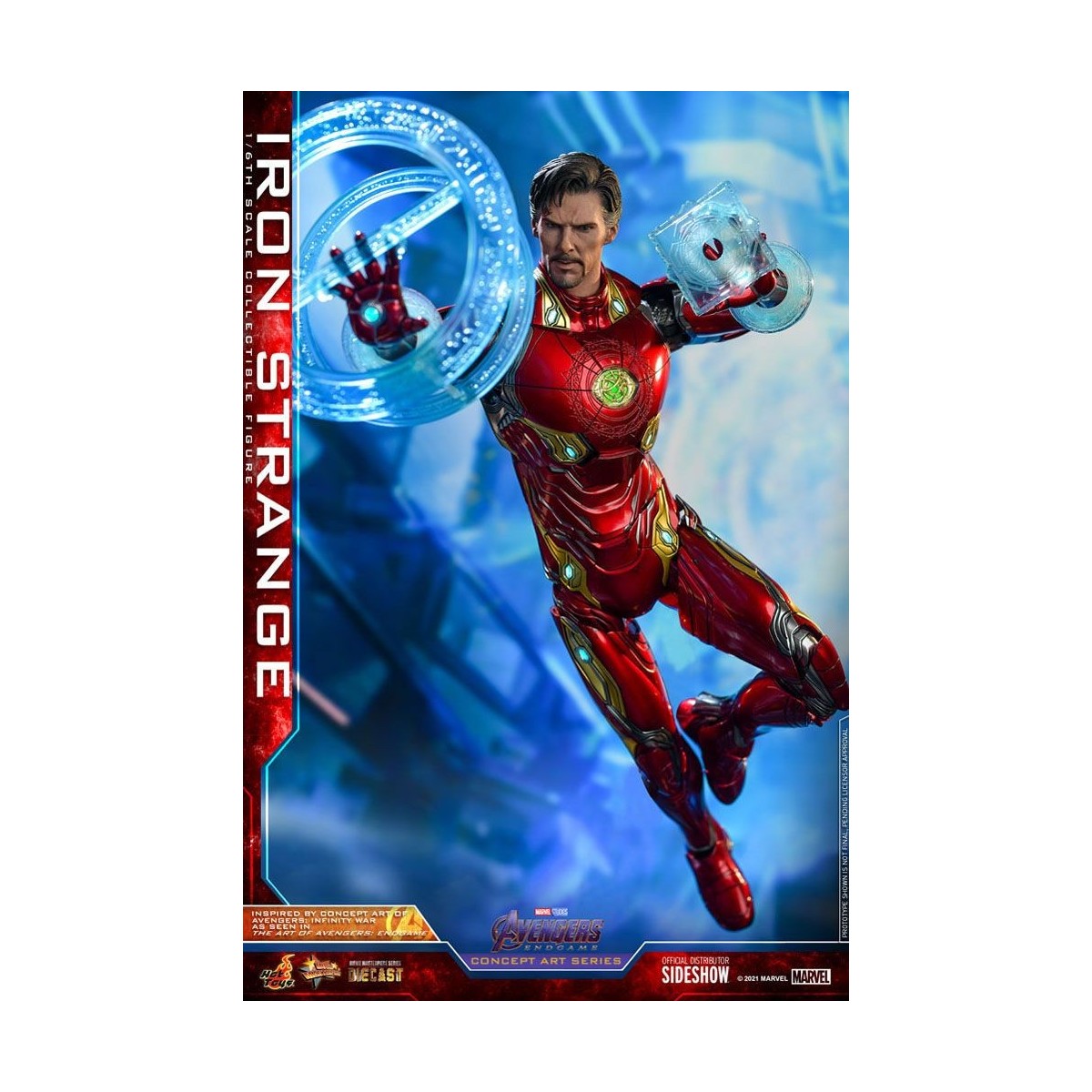 Hot toys 1/6 Vengadores: Endgame Iron Strange Concept Art Series PVC 1/6