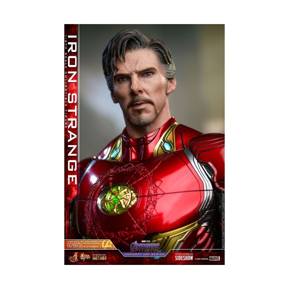 Hot toys 1/6 Vengadores: Endgame Iron Strange Concept Art Series PVC 1/6
