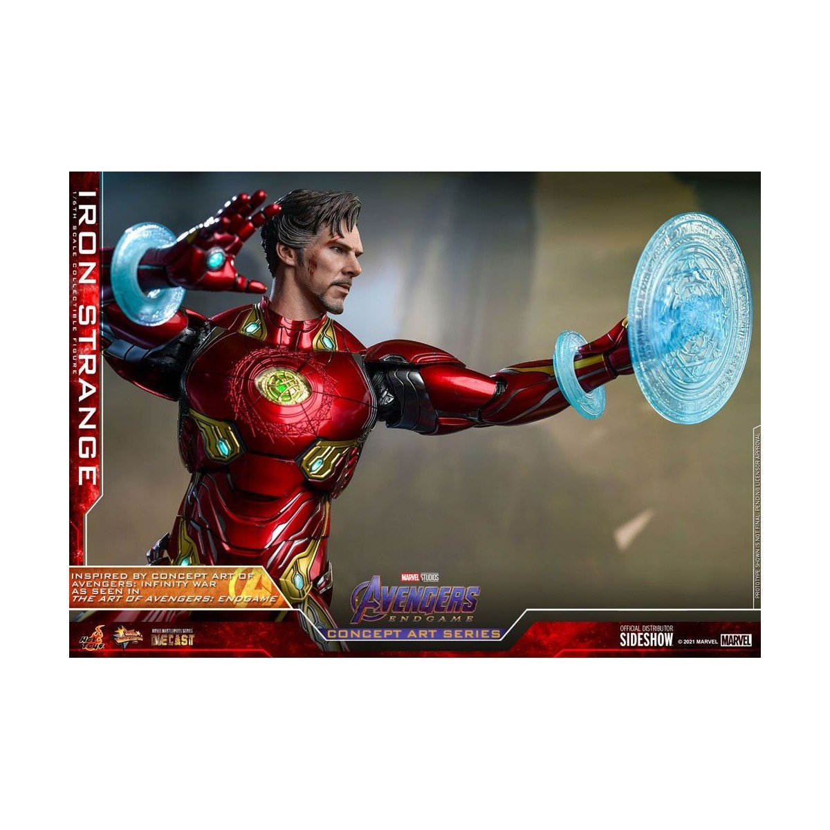 Hot toys 1/6 Vengadores: Endgame Iron Strange Concept Art Series PVC 1/6