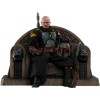 Hot Toys Star Wars The Mandalorian - Boba Fett (Armadura repintada) y Trono 1/6 Obra maestra de la película
