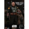 Hot Toys Star Wars The Mandalorian - Boba Fett (Armadura repintada) y Trono 1/6 Obra maestra de la película