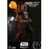 Hot Toys Star Wars The Mandalorian - Boba Fett (Armadura repintada) y Trono 1/6 Obra maestra de la película