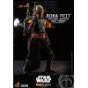 Hot Toys Star Wars The Mandalorian - Boba Fett (Armadura repintada) y Trono 1/6 Obra maestra de la película