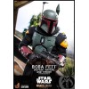 Hot Toys Star Wars The Mandalorian - Boba Fett (Armadura repintada) y Trono 1/6 Obra maestra de la película