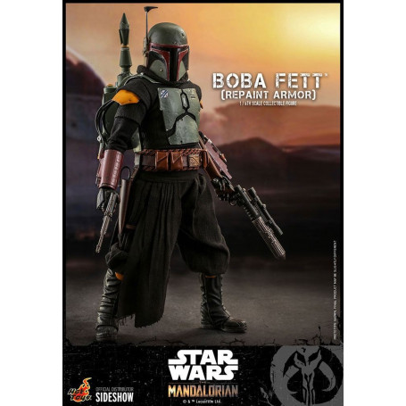 Hot Toys Star Wars The Mandalorian - Boba Fett (Armadura repintada) 1/6 Obra maestra de la película