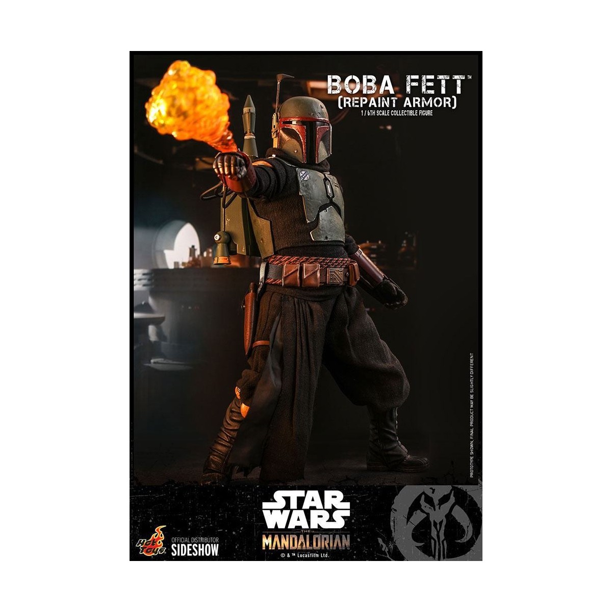 Hot Toys Star Wars The Mandalorian - Boba Fett (Armadura repintada) 1/6 Obra maestra de la película