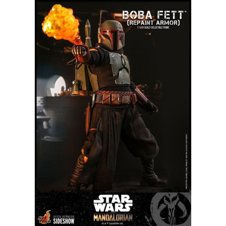 Hot Toys Star Wars The Mandalorian - Boba Fett (Armadura repintada) 1/6 Obra maestra de la película