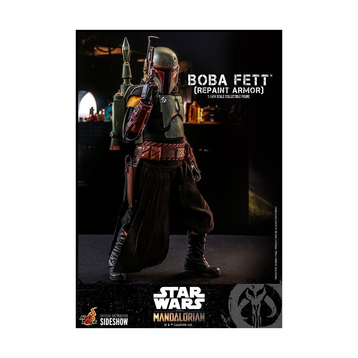Hot Toys Star Wars The Mandalorian - Boba Fett (Armadura repintada) 1/6 Obra maestra de la película