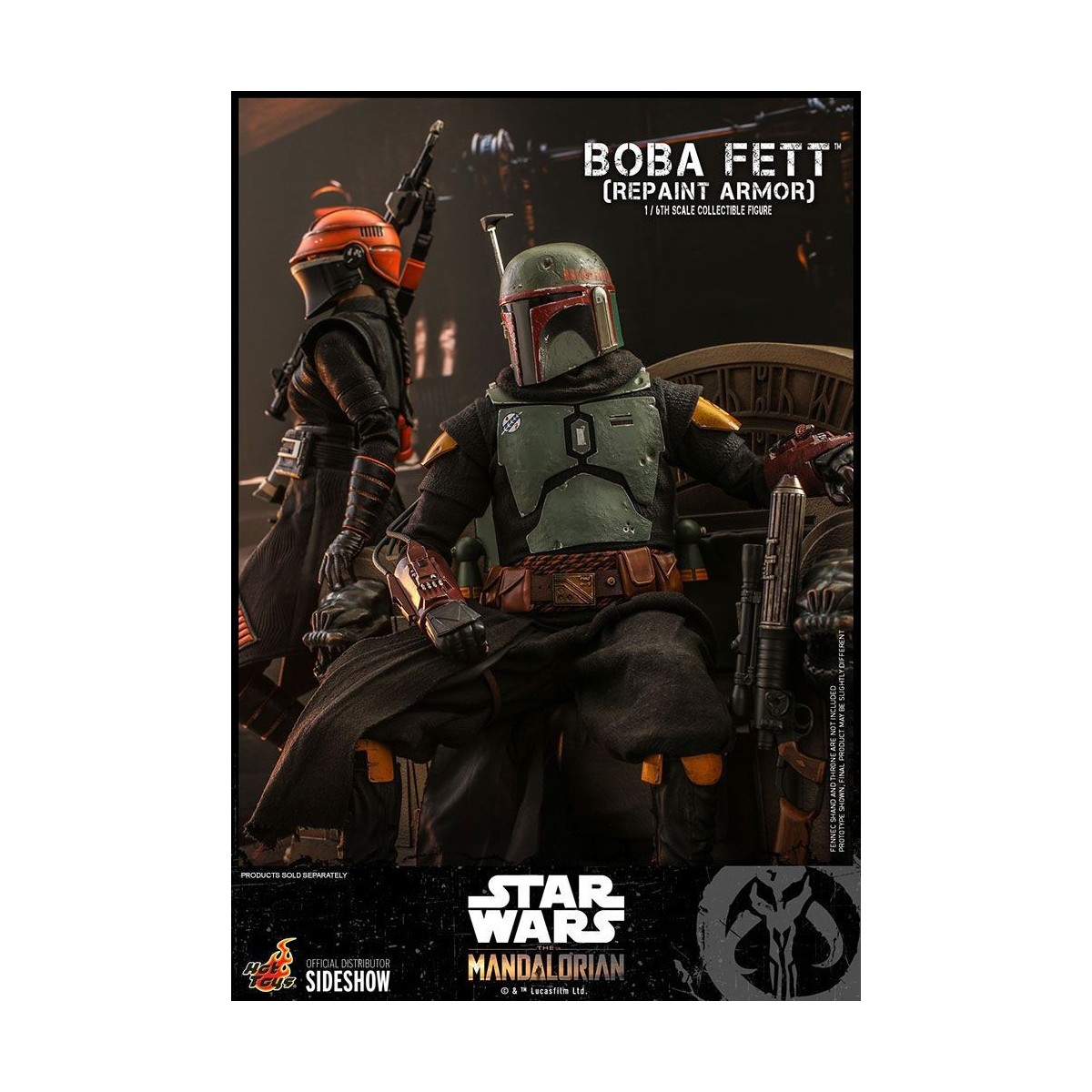 Hot Toys Star Wars The Mandalorian - Boba Fett (Armadura repintada) 1/6 Obra maestra de la película