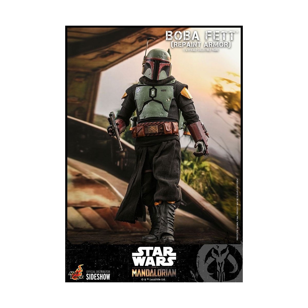 Hot Toys Star Wars The Mandalorian - Boba Fett (Armadura repintada) 1/6 Obra maestra de la película